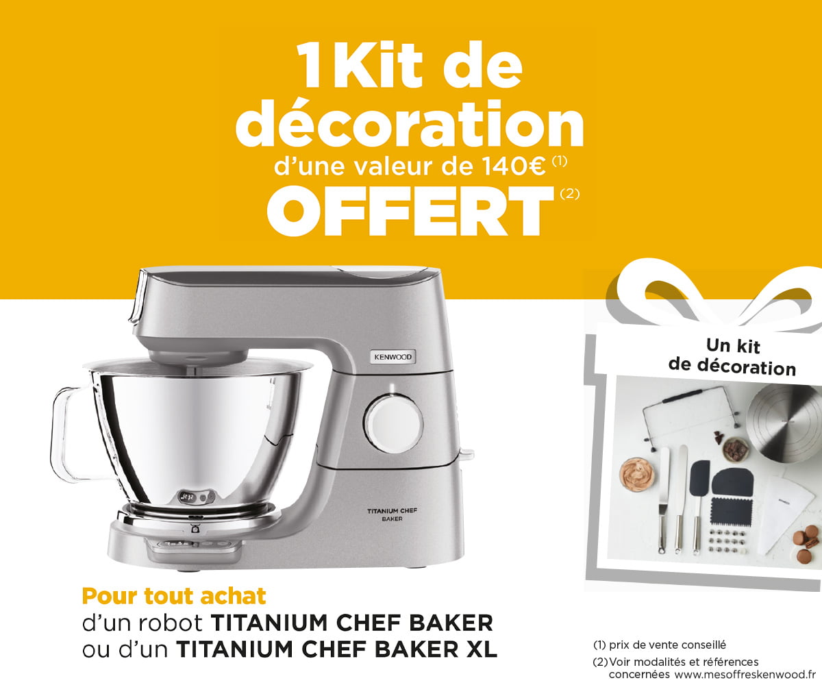 KENWOOD - Titanium Chef Baker ou Titanium Chef Baker XL