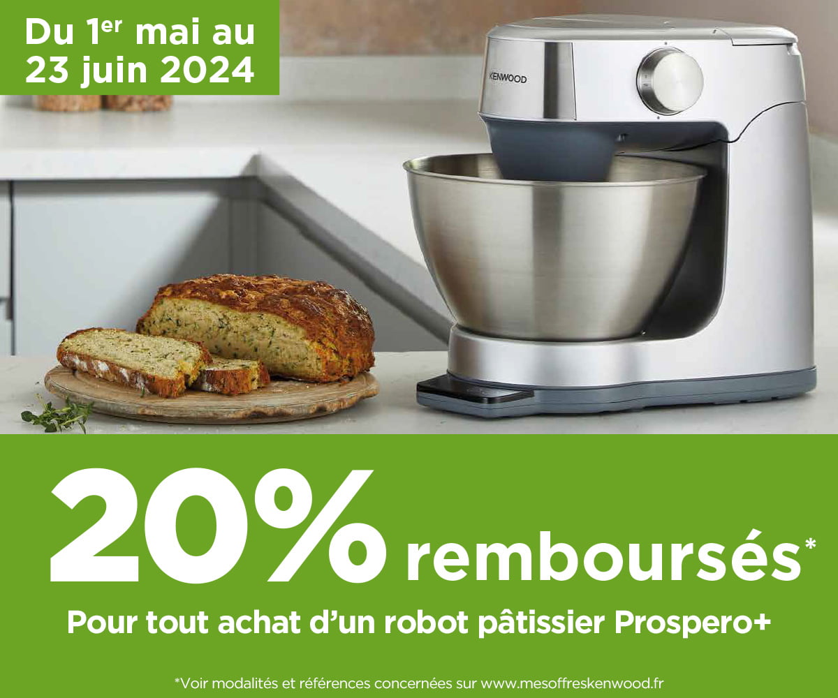 Offre 20% remboursés sur la gamme Pâtissier PROSPERO+